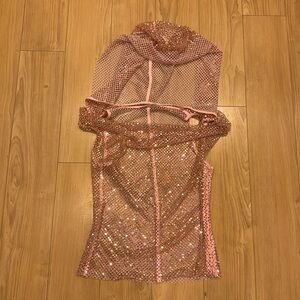 Diva Stardust top in Champagne